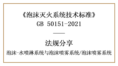 泡沫喷雾系统的消防设计与设置规定-四川国晋消防分享