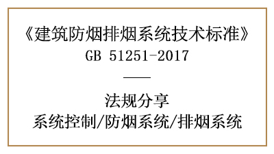 建筑防烟排烟系统的控制要求有哪些？-四川国晋消防分享