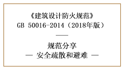 民用建筑做防火设计时安全疏散和避难应当怎样设置？—四川国晋消防