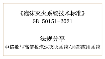 局部应用系统的消防设计规定有哪些？-四川国晋消防分享