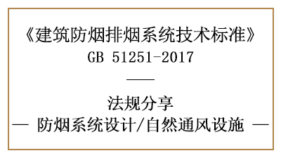 消防系统设计中自然通风设施设置要求-四川国晋消防分享