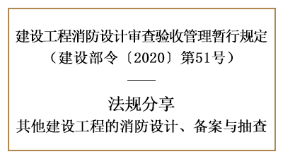 关于其他建设工程的消防设计、备案与抽查详情-四川国晋消防分享