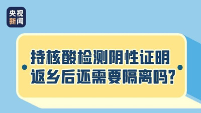 哪些人返乡前要进行核酸检测？--四川国晋消防