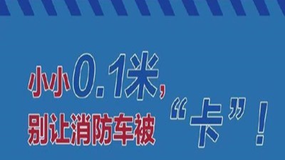 别让消防车被卡，请勿占用消防车通道--四川国晋消防