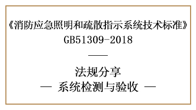 应急照明和疏散指示系统的消防检测与消防验收要求-四川国晋消防分享