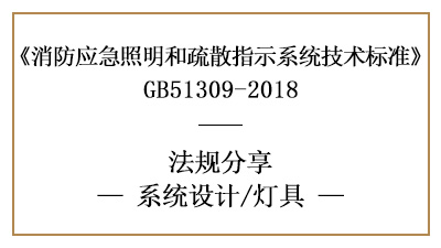 消防应急照明和疏散指示系统消防设计中灯具的选择要求-国晋消防分享