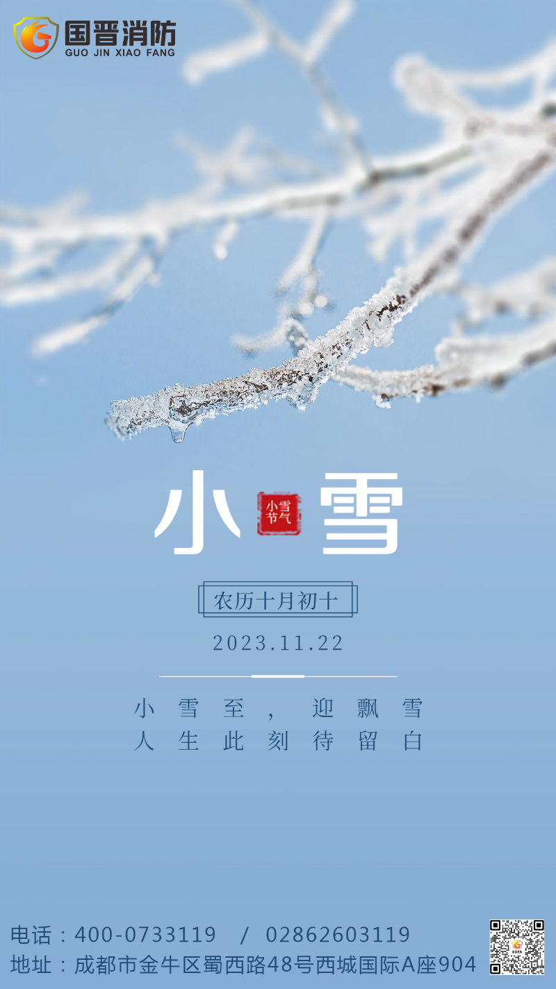 二十四节气小雪简