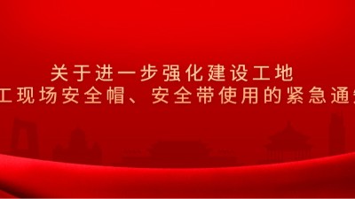 成都市住房和城乡建设局关于进一步强化建设工地施工现场安全帽、安全带使用的紧急通知